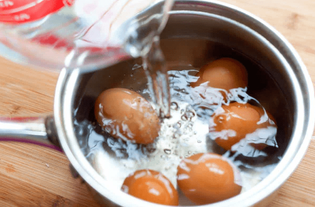 boiled egg water